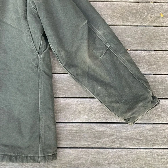 Carhartt C26 MOS Sandstone Duck Arctic Quilt Lined Traditional Workwear Coat XLT - Picture 9 of 17